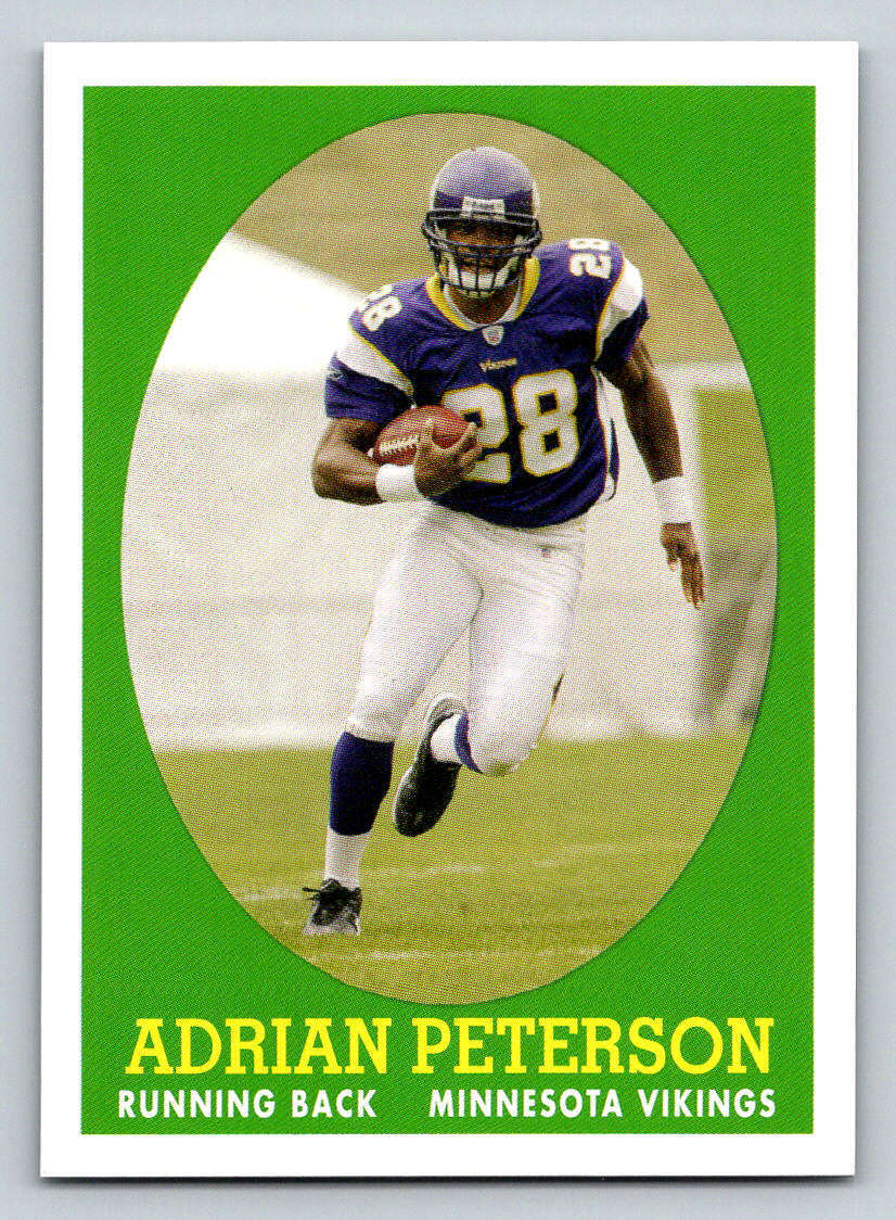 Adrian Peterson 2007 Topps Turn Back The Clock Mint Card #9