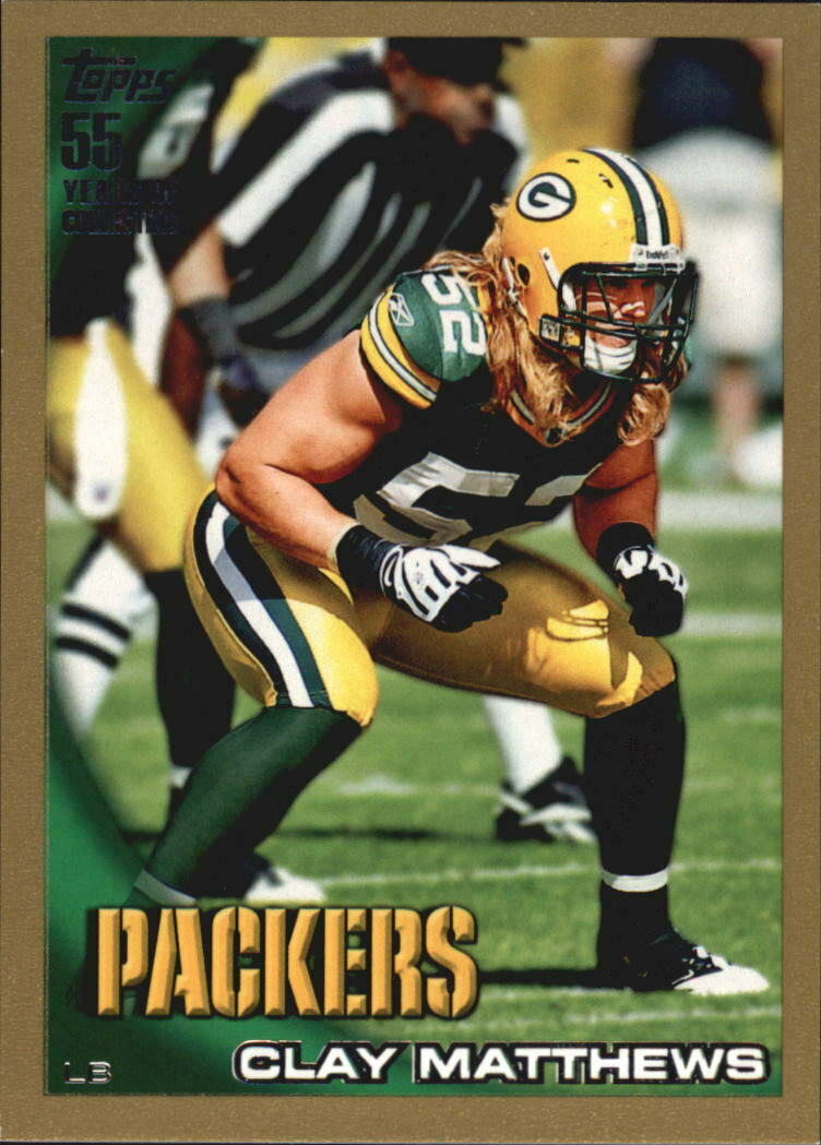 Clay Matthews 2010 Topps Gold Series #194/2010 Mint Card #113