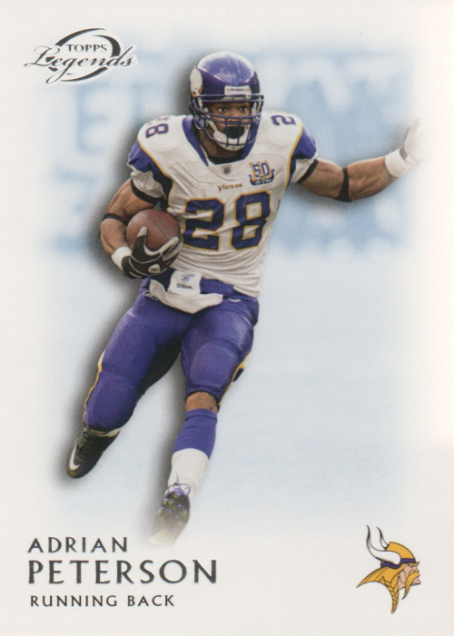 Adrian Peterson 2011 Topps Legends BLUE Parallel Series Mint Card #139