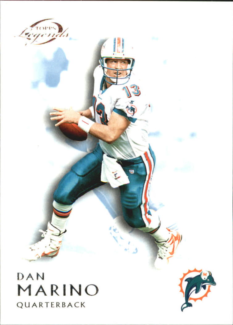 Dan Marino 2011 Topps Legends BLUE Parallel Series Mint Card #100