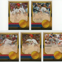 2012 Topps Golden Greats Complete Mint Series #1 Set with Mantle, Pujols, Jeter, Ruth+