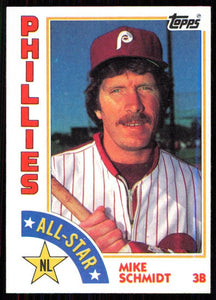 Mike Schmidt 1984 Topps All Star Card Series Card  #388