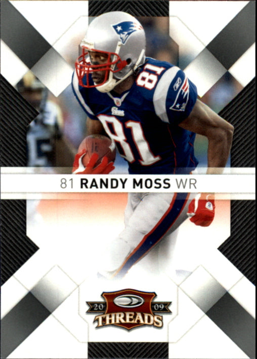 Randy Moss 2009 Donruss Threads Series Mint Card #61