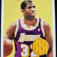 Magic Johnson 2008 2009 Topps 1958-59 Variations GAME USED JERSEY Mint Card #174