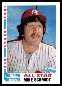 Mike Schmidt 1982 Topps All-Star Series Card #339