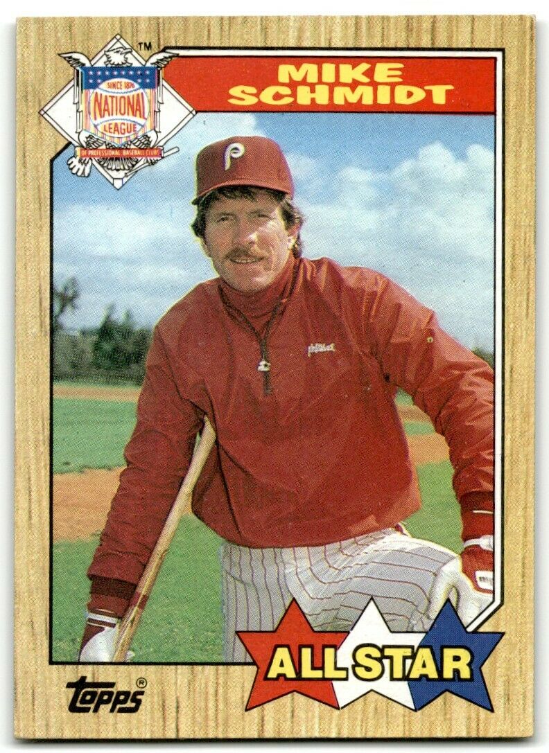 Mike Schmidt 1987 Topps All Star Series Card #597