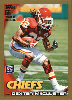 Dexter McCluster 2010 Topps GOLD Series Mint ROOKIE Card #248 SERIAL #