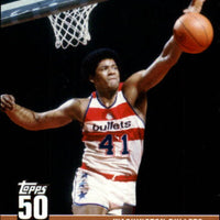 Wes Unseld 2007 2008 Topps 50th Anniversary Series Mint Card #42