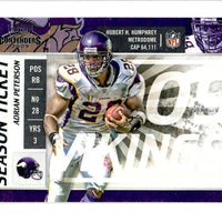 Adrian Peterson 2009 Playoff Contenders Season Ticket Series Mint Card #55