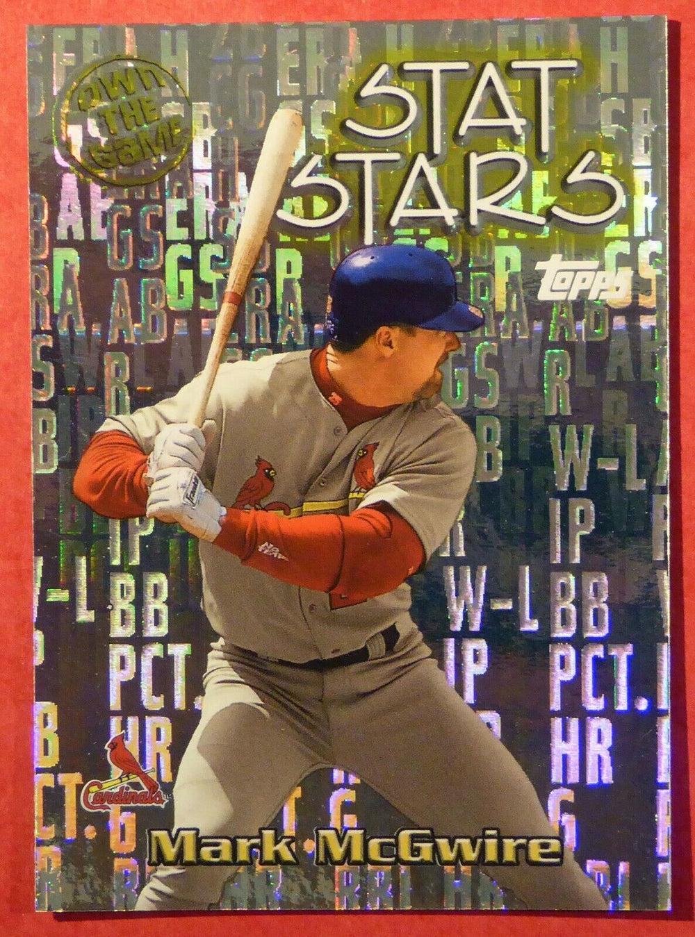 Mark McGwire 2000 Topps Own The Game Stat Stars Series Mint Card  #OTG7