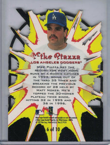 Mike Piazza 1997 Fleer Bleacher Blasters Series Mint Card #6