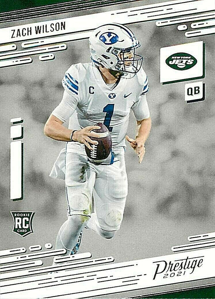 Zach Wilson 2021 Rookie Card 2021 NFL Panini Mosaic Mint 