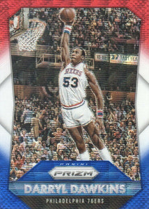 Darryl Dawkins 2015 2016 Panini Prizm Red White Blue Wave Series Mint Card #274