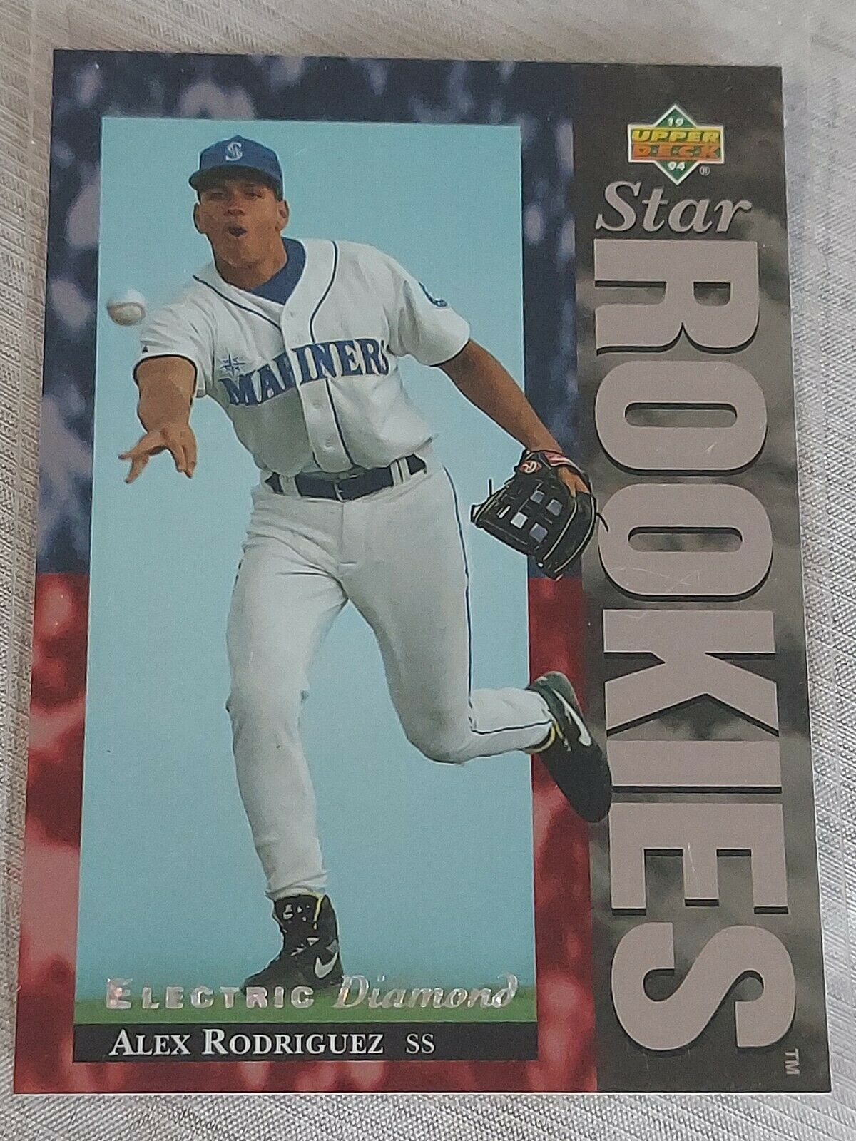 Alex Rodriguez 1995 Seattle Mariners Rookie Jersey