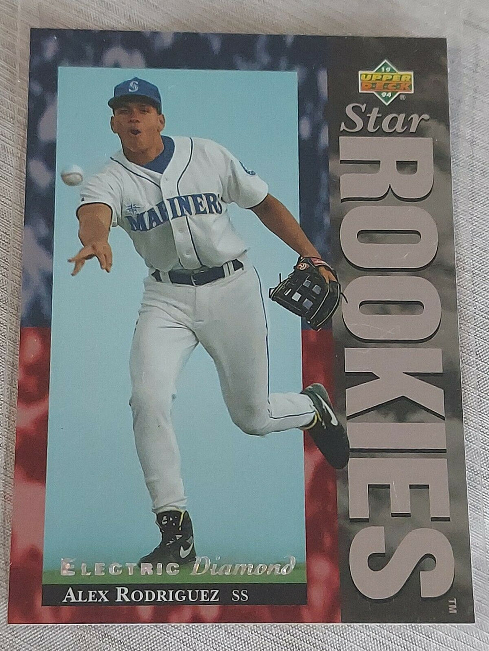 Alex Rodriguez Rookie Signed 1994 Seattle Mariners Game Model