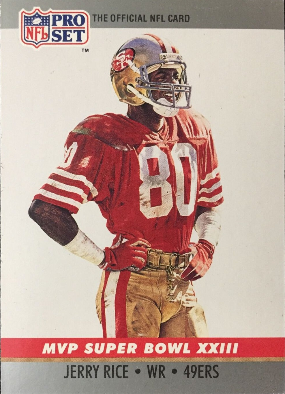 JERRY RICE 1991 SAN FRANCISCO 49ERS GAME-WORN JERSEY MYSTERY SWATCH BOX!