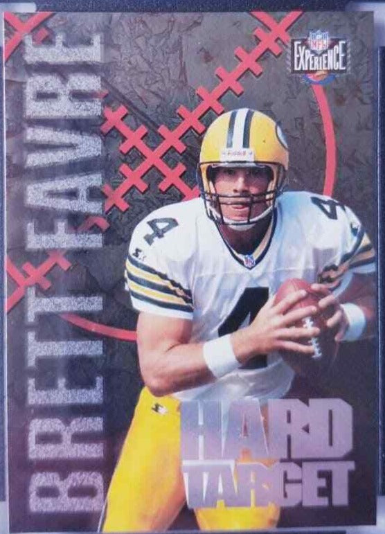 Brett Favre 1996 Score Board NFL Experience Hard Target Series Mint Card #HT4