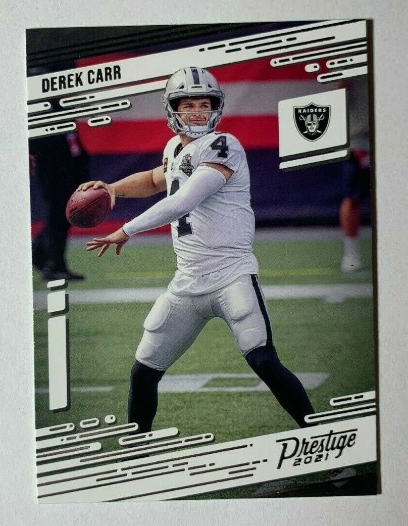 Derek Carr 2021 Panini Prestige Series Mint Card #141