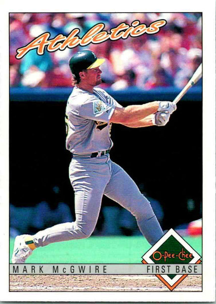 Mark McGwire #100 Prices, 1993 Topps