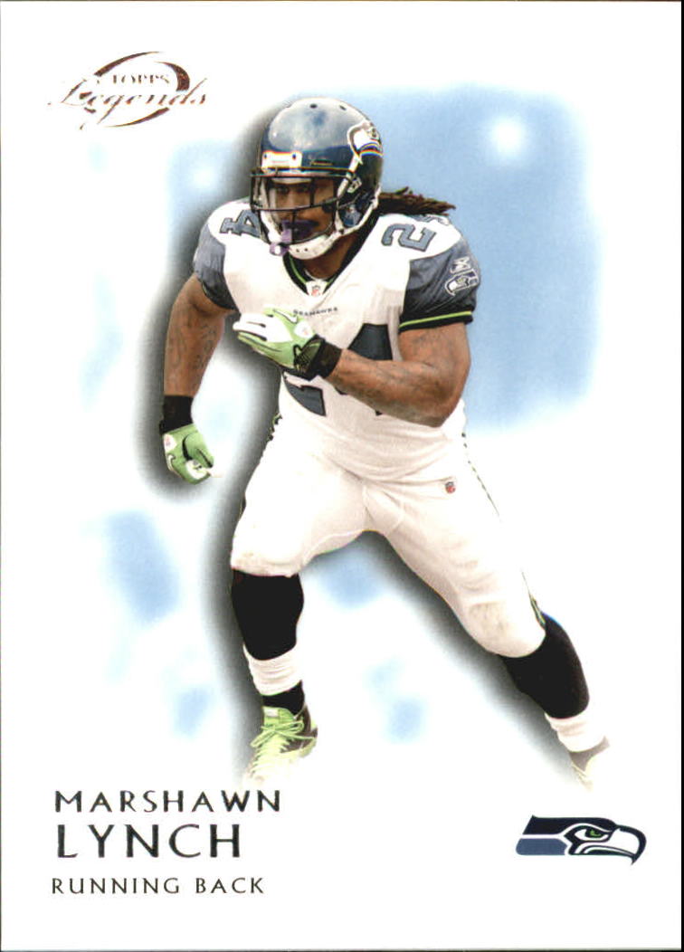 Marshawn Lynch 2011 Topps Legends BLUE Parallel Series Mint Card #134