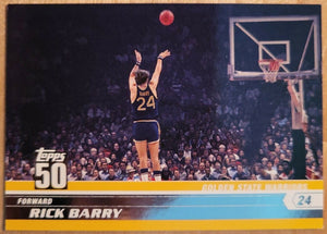 Rick Barry 2007 2008 Topps 50th Anniversary Series Mint Card #27