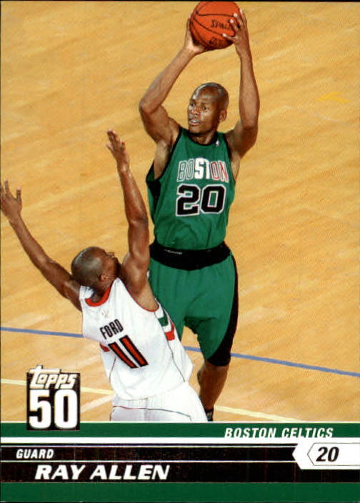 Ray Allen 2007 2008 Topps 50th Anniversary Series Mint Card #36