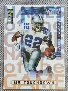 Emmitt Smith 1997 Upper Deck Collectors Choice Mr. Touchdown Series Mint Card #59