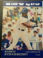 Darryl Strawberry 1992 Star Company SILVER PROMO Mint Card. ONLY 200 MADE!
