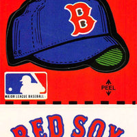 Boston Red Sox 1981 Fleer Logo Cap Sticker Series Mint Card