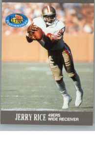 Jerry Rice 1991 Fleer Ultra Performances Series Mint Card #9