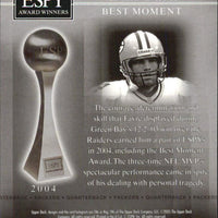 2005 Upper Deck ESPN ESPY Award Winners Insert Set with Brett Favre, Peyton Manning and Tom Brady Plus