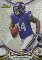 2015 Topps Finest Football Series Complete Set with Stars and Rookies including Stefon Diggs, Jameis Winston, Tom Brady Plus
