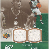 Kevin Garnett 2009 2010 Upper Deck Materials "Game Materials Gold" DUAL Game Used Jersey #37/150