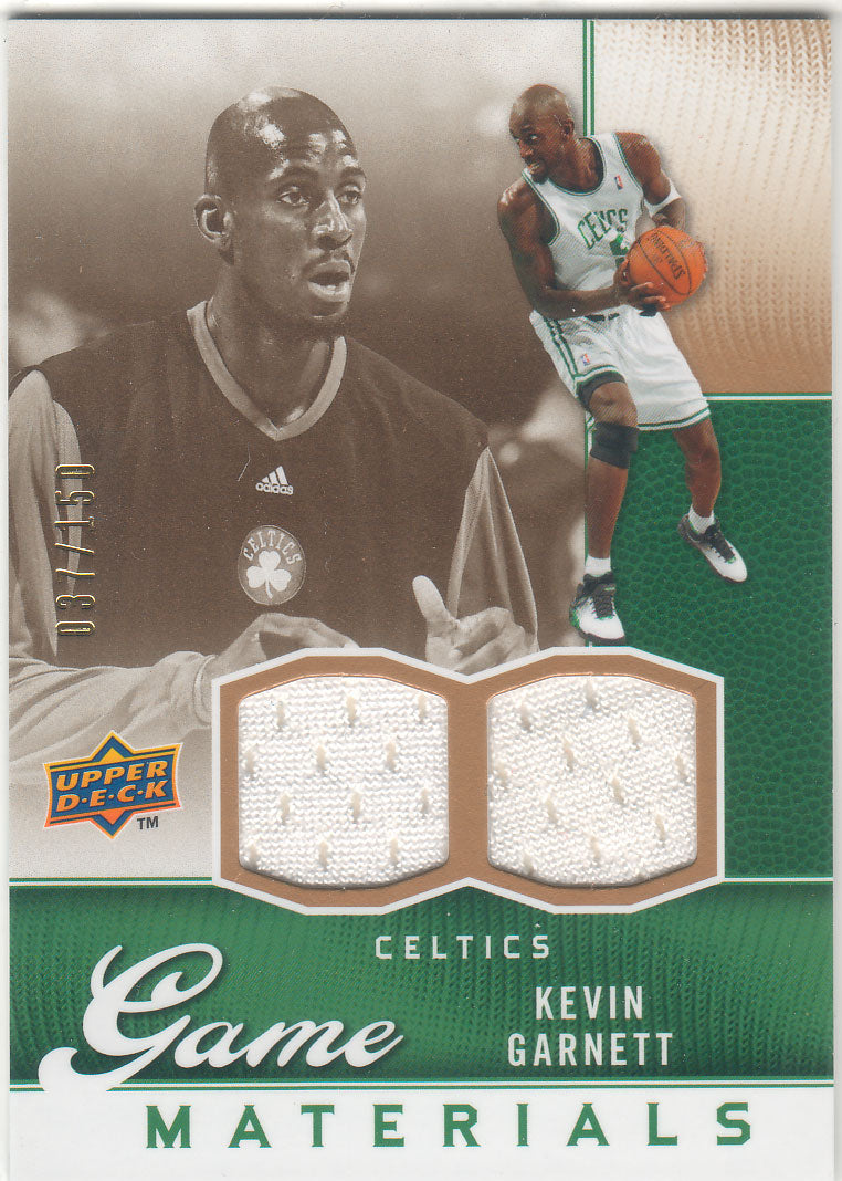 Kevin Garnett 2009 2010 Upper Deck Materials 