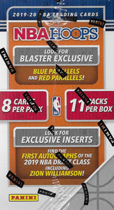 2019 2020 Panini HOOPS NBA Blaster Box with One AUTOGRAPH or MEMORABILIA Card