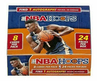 2019 2020 Hoops NBA Basketball Retail Box 24 Packs with Autograph
