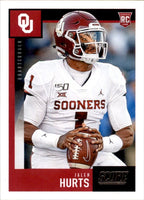 Jalen Hurts 2020 Score Football Series Mint Rookie Card #358 Oklahoma Sooners Jersey
