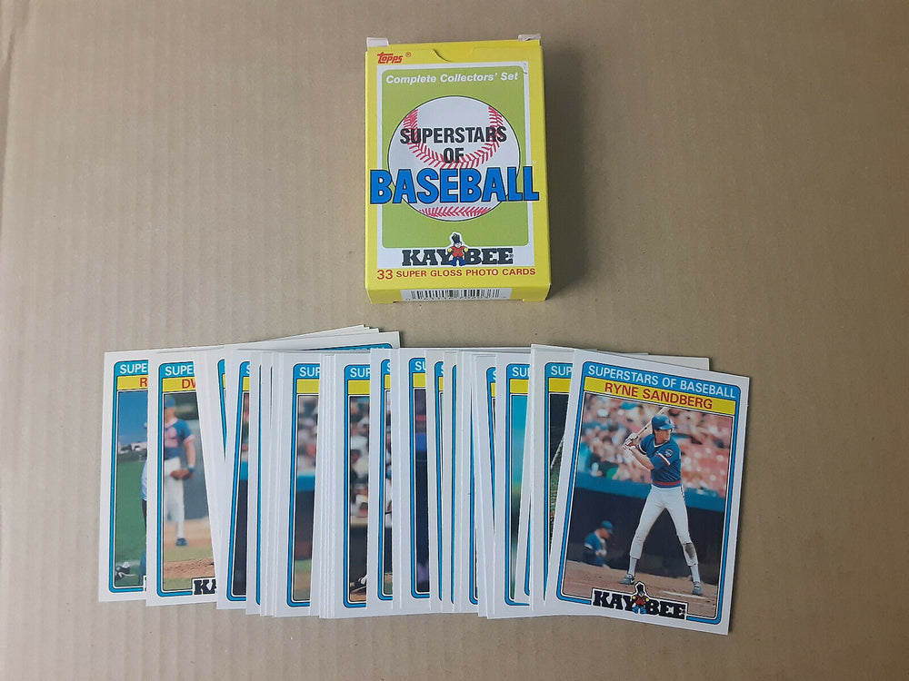 1987 Topps KayBee Superstars of Baseball Complete Set