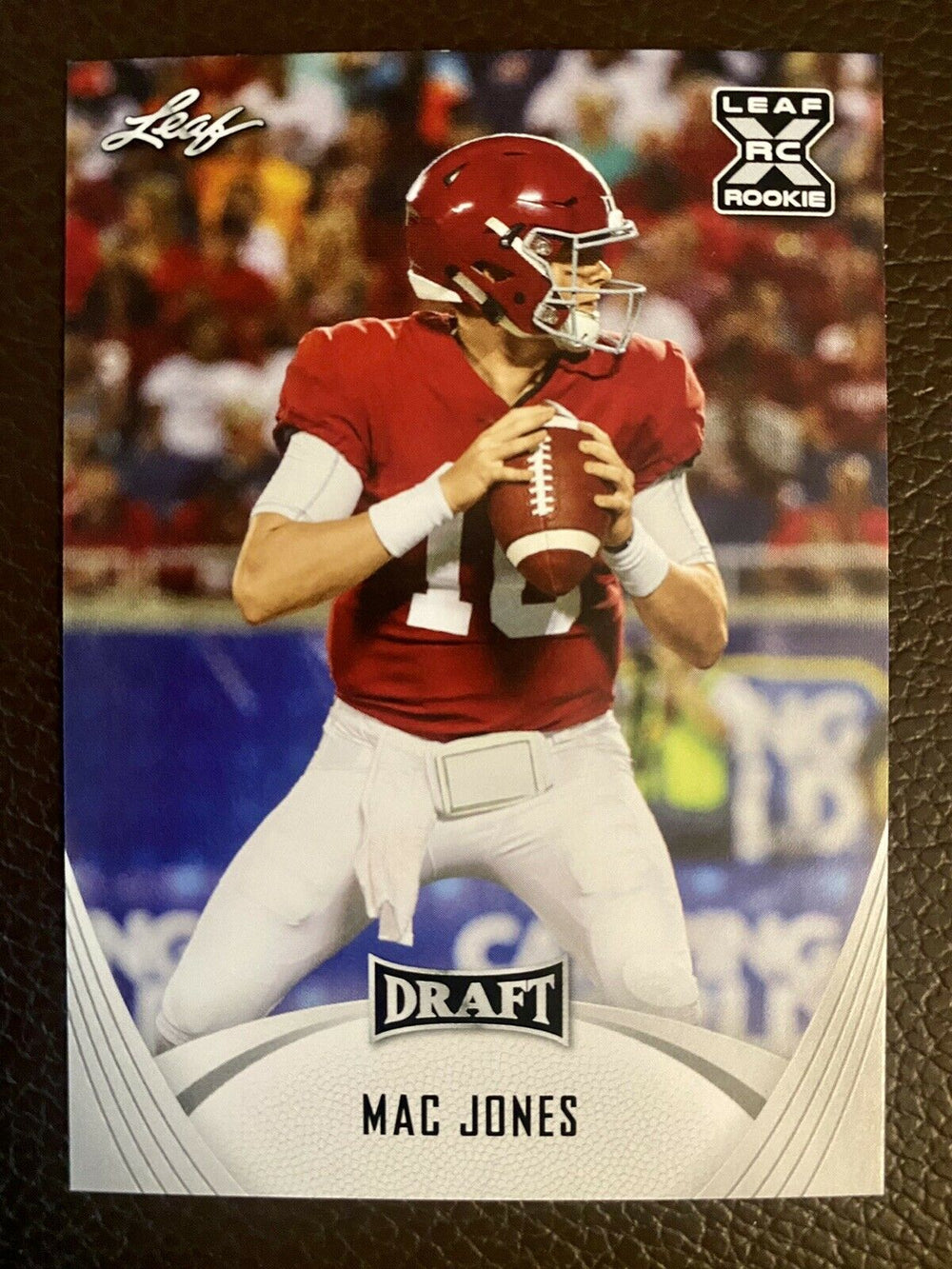 Mac Jones 2021 Leaf Draft ROOKIE Series Card #06 Mac Jones 2021 Leaf Draft ROOKIE Series Card #06