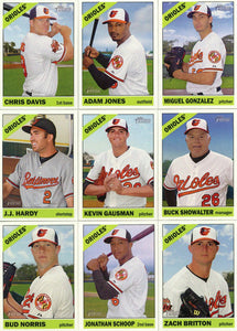 Baltimore Orioles 2015 Topps HERITAGE Team Set with Adam Jones and Kevin Gausman Plus