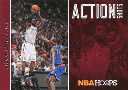 LeBron James 2013 2014 Hoops Action Shots Basketball Series Mint Card #13