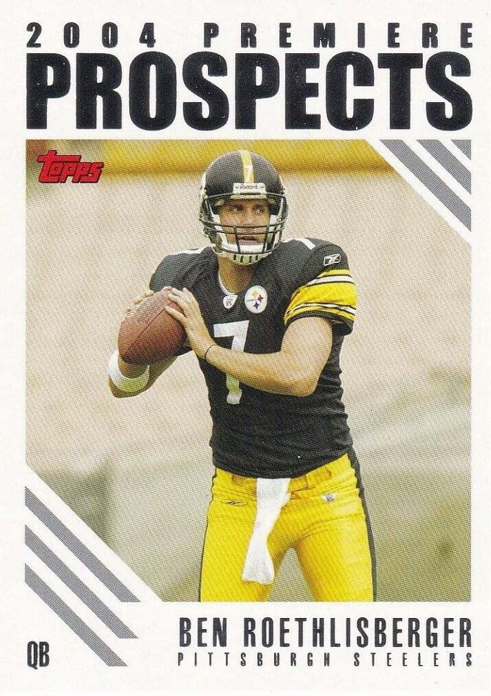 Ben Roethlisberger 2004 Topps Premiere Prospects Mint Rookie Year Insert Card #PP1