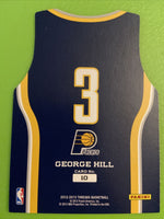 George Hill 2012 2013 Panini Threads Team Threads Die-Cut Series Mint Card #10
