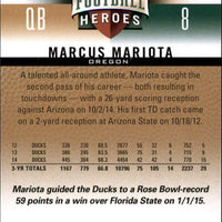 2015 Upper Deck College Football Heroes Set with ROOKIE Cards of Jameis Winston and Marcus Mariota