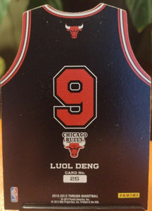 Luol Deng 2012 2013 Panini Threads Team Threads Die-Cut Series Mint Card #25