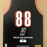 Nicolas Batum 2012 2013 Panini Threads Team Threads Die-Cut Series Mint Card #19
