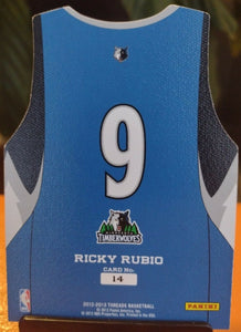 Ricky Rubio 2012 2013 Panini Threads Team Threads Die-Cut Series Mint Card #14