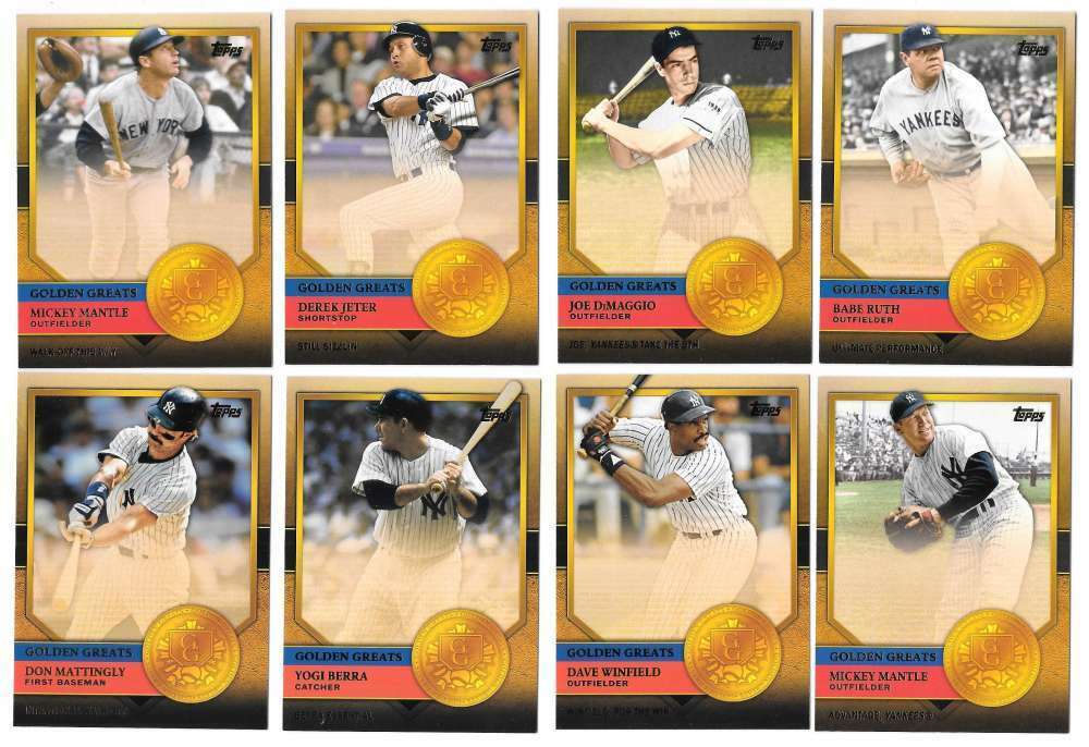 2012 Topps Golden Greats Complete Mint Series Set with Mantle, Ruth, Pujols, Jeter+++
