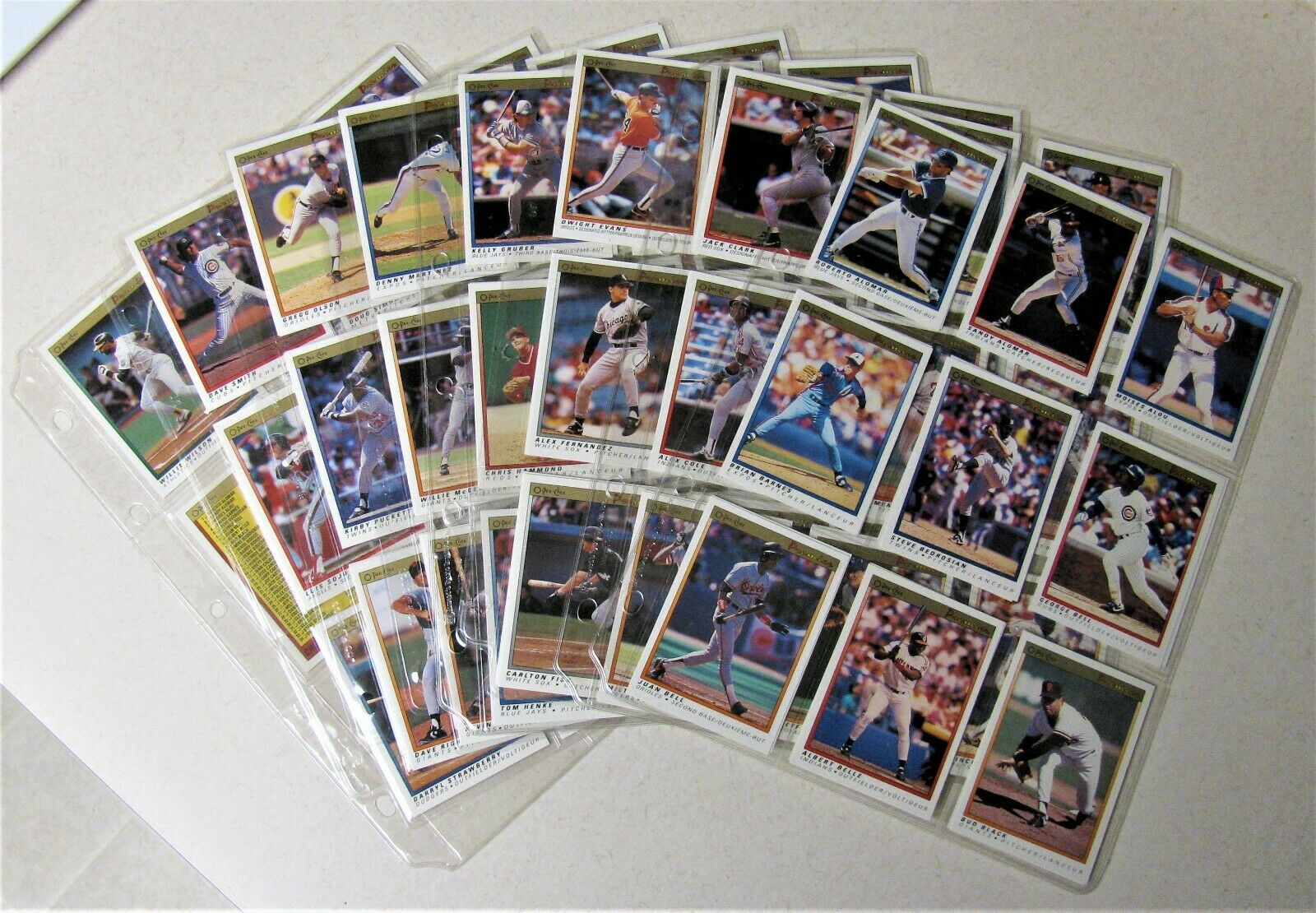 1991 O-Pee-Chee Premier Complete Mint Set with Frank Thomas Rookie