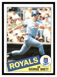 George Brett 1985 Topps Series Mint Card #100